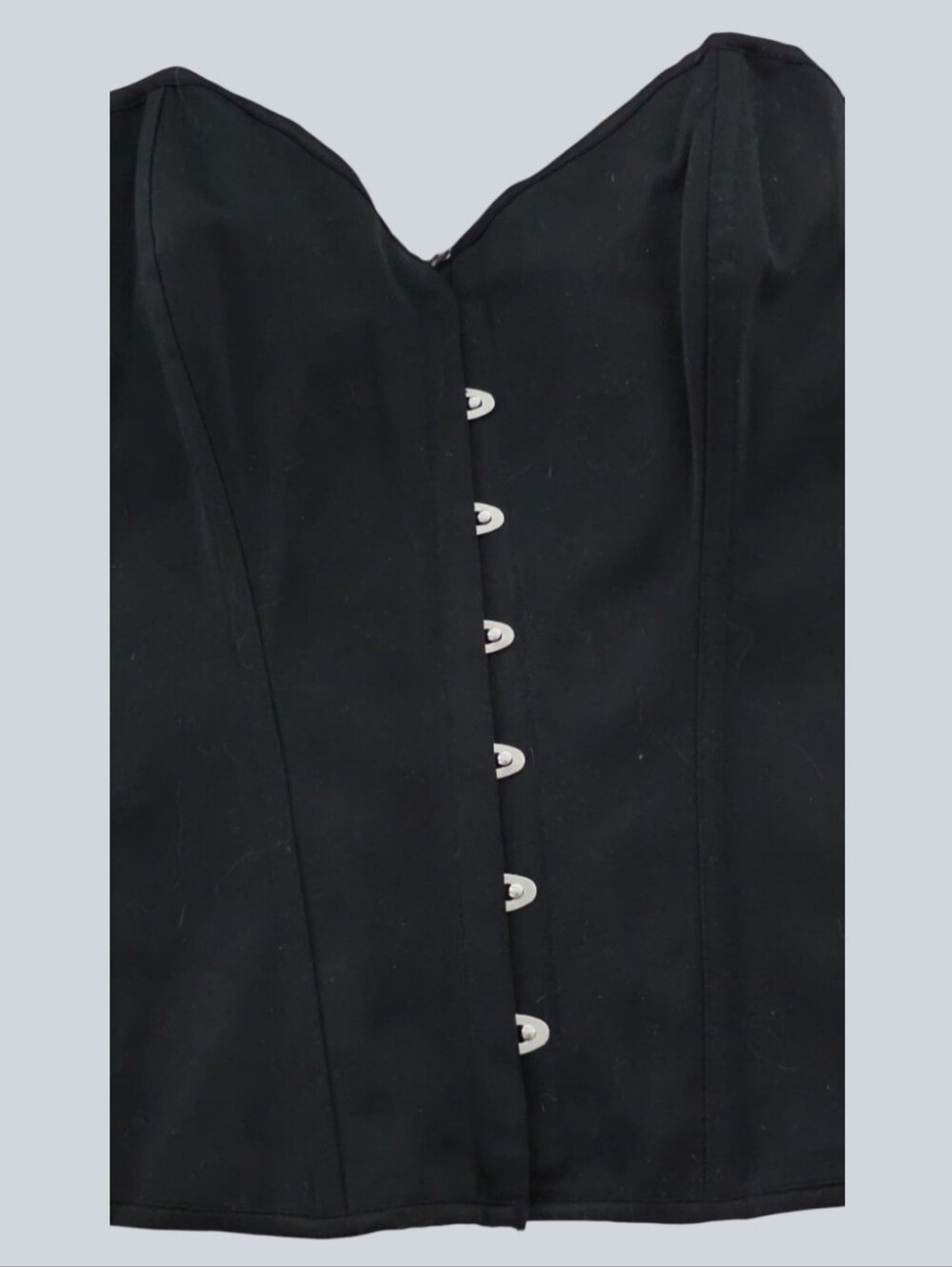 Hips & Curves Black Strapless Corset Top - Picture 5 of 5